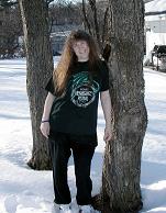 finally outside in snow!